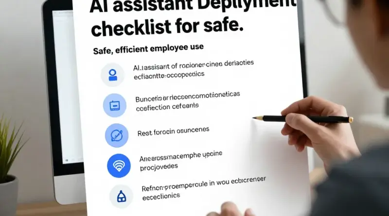 เช็กลิสต์ก่อน Deploy ผู้ช่วย AI ให้พนักงานใช้งานจริง: สิ่งที่ต้องตรวจสอบเพื่อให้ใช้งานได้ปลอดภัย คุ้มค่า และมีประสิทธิภาพ