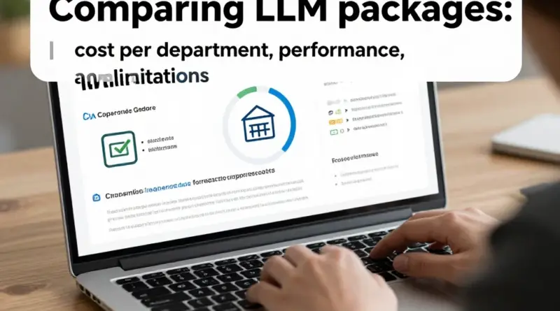 เปรียบเทียบแพ็กเกจ LLM: ค่าใช้จ่ายต่อหน่วยงาน ประสิทธิภาพและข้อจำกัดที่ควรพิจารณา