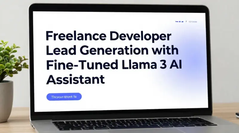 Fine-Tuned Llama 3 for Freelance Developers: A Practical Guide to Automated Lead Generation