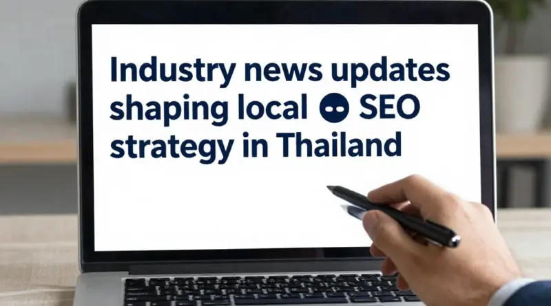 อัปเดตข่าวสารอุตสาหกรรมที่ส่งผลต่อกลยุทธ์ Local SEO ในประเทศไทย