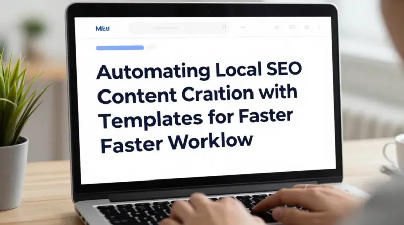 ใช้ Automation และ Template อย่างไรให้เวิร์กฟลว์สร้างคอนเทนต์ Local SEO รวดเร็วและลดงานซ้ำ