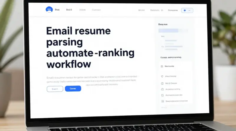 How to Receive Resume Attachments from Email, Extract the Text, and Route Them into a Ranking Workflow