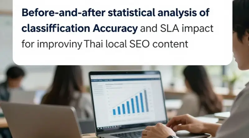 วัดความแม่นยำการจัดหมวดหมู่และผลกระทบต่อ SLA ด้วยสถิติก่อนหลัง: คู่มือวิเคราะห์เพื่อปรับปรุง Local SEO Content ในไทย