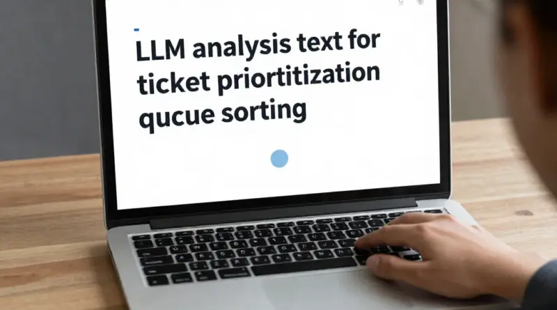 วิธีใช้ LLM วิเคราะห์ข้อความเพื่อจัดลำดับคิวตั๋วงาน (Ticket Prioritization)