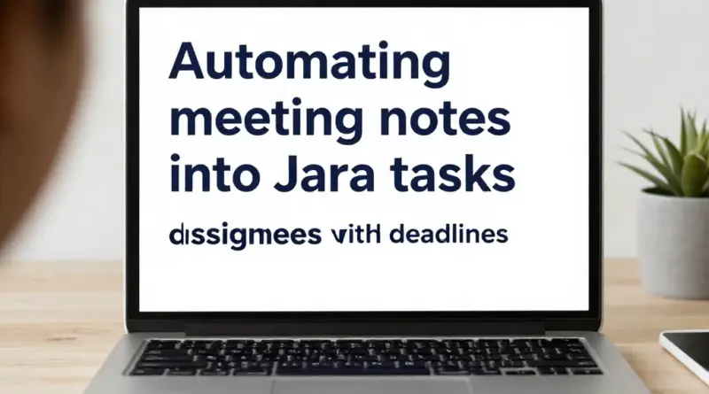 สร้างสรุปประชุมเป็นงานใน Jira อัตโนมัติ: วิธีแปลงโน้ตประชุมเป็น Task พร้อมผู้รับผิดชอบและกำหนดเส้นตาย