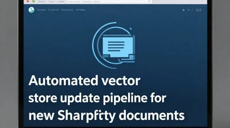 สร้างไปป์ไลน์อัปเดตเวกเตอร์สโตร์เมื่อมีเอกสารใหม่ใน SharePoint: วิธีออกแบบระบบอัตโนมัติให้ค้นหาเอกสารล่าสุดได้ทันที