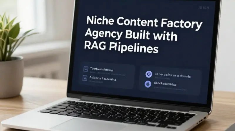 How I Built a Niche Content Factory Agency with RAG Pipelines