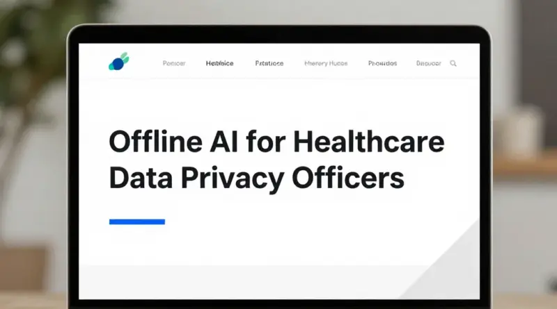 Local LLMs for Data Privacy Officers: A Practical Guide to Offline AI in Healthcare