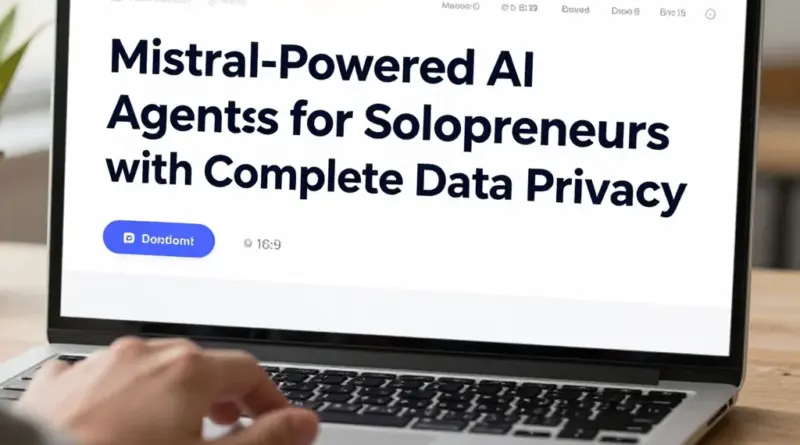 Mistral-Powered Agents for Solopreneurs: A 100% Data Privacy Guide