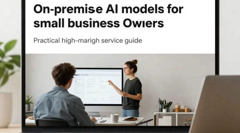 On-Premise AI Models for Small Business Owners: A Practical Guide to High-Margin Services
