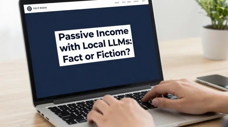 Passive Income with Local LLMs: Fact or Fiction?