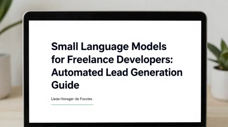 Small Language Models for Freelance Developers: A Practical Automated Lead Gen Guide