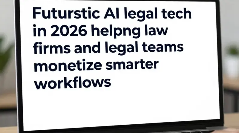 The Future of AI Legal Tech in 2026: How Law Firms and Legal Teams Can Make Money